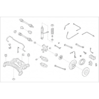Подвеска колеса DELPHI Skoda C 5F3NAT OE-MERC-000012642-R