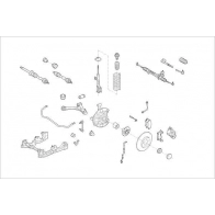Подвеска колеса DELPHI Skoda OE-MERC-000015835-F 80H HL