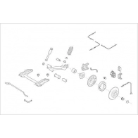 Подвеска колеса DELPHI Changan NJV5 B OE-MERC-000016592-R