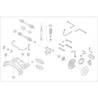 Подвеска колеса DELPHI 45 LXKE0 OE-MERC-000018717-R Datsun