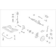 Подвеска колеса DELPHI S0 1AOY Datsun OE-MERC-000018718-F