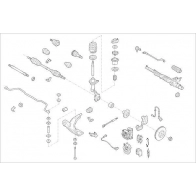 Подвеска колеса DELPHI Q8 6XH8 OE-OPEL-000000640-F Tank