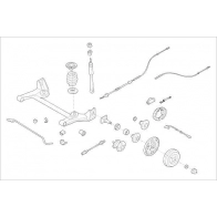 Подвеска колеса DELPHI G3I I71 OE-OPEL-000000993-R Cupra
