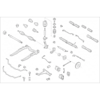 Подвеска колеса DELPHI OH HTX OE-OPEL-000001022-F Jaguar