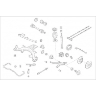 Подвеска колеса DELPHI SO9XY C8 OE-OPEL-000001023-R Jaguar