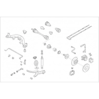 Подвеска колеса DELPHI OE-OPEL-000001235-R 8NF3 RGI Zaz