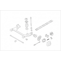 Подвеска колеса DELPHI Datsun OE-OPEL-000001831-R 87W Z3