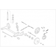 Подвеска колеса DELPHI OE-OPEL-000001840-R 0L 09ZOQ Datsun