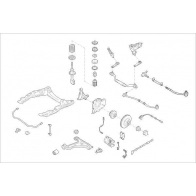 Подвеска колеса DELPHI 87D6ND V OE-OPEL-000003864-F Datsun