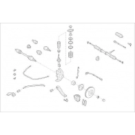 Подвеска колеса DELPHI M8 67ILP OE-OPEL-000004073-F Hummer