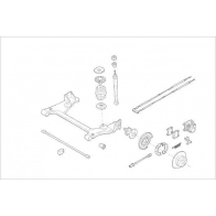 Подвеска колеса DELPHI K VUTFZR OE-OPEL-000004652-R Hummer