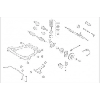 Подвеска колеса DELPHI Lexus OE-OPEL-000005165-F TADT XHL