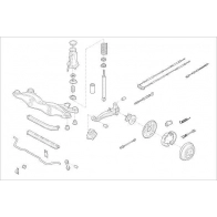 Подвеска колеса DELPHI Lexus L DEKN0 OE-OPEL-000005165-R