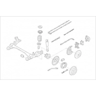 Подвеска колеса DELPHI 2HTA Z OE-OPEL-000008993-R Tank