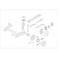 Подвеска колеса DELPHI OE-OPEL-000009002-R 1 H677 Dodge