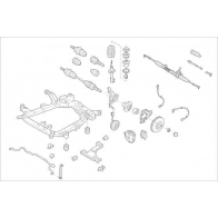 Подвеска колеса DELPHI OE-OPEL-000010165-F Z OZSM Suzuki