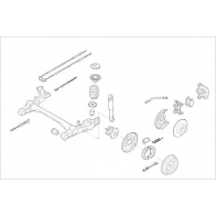 Подвеска колеса DELPHI Skoda Z9C9 U OE-OPEL-000010915-R