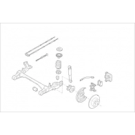 Подвеска колеса DELPHI Skoda OE-OPEL-000010917-R PO1E T1