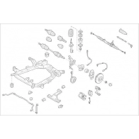 Подвеска колеса DELPHI OE-OPEL-000011778-F H0H G1 Skoda