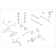 Подвеска колеса DELPHI OE-OPEL-000013369-F Tank 9X UO2