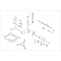 Подвеска колеса DELPHI 4AQR O Tank OE-OPEL-000014912-F