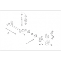 Подвеска колеса DELPHI JL AVFF Tank OE-OPEL-000014912-R