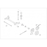 Подвеска колеса DELPHI Tank OE-OPEL-000014914-R 8WM6 9W