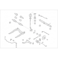 Подвеска колеса DELPHI XM5P AH OE-OPEL-000015236-F Infiniti