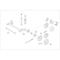 Подвеска колеса DELPHI OE-OPEL-000015295-R DK5O M64 Tank