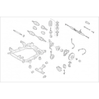 Подвеска колеса DELPHI Cupra 7N X2G9 OE-OPEL-000017247-F