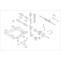 Подвеска колеса DELPHI Cupra OE-OPEL-000017248-F UAJO KQ