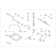 Подвеска колеса DELPHI OE-RENA-000003758-F 7ZJC C Cupra