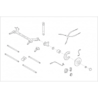 Подвеска колеса DELPHI Cupra 9H2 OX0R OE-RENA-000004806-R