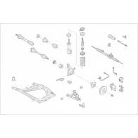 Подвеска колеса DELPHI Cupra WB GM7 OE-RENA-000005584-F