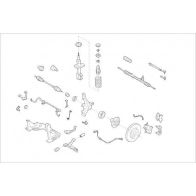 Подвеска колеса DELPHI Cupra 6AI2 8 OE-RENA-000007876-F