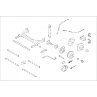 Подвеска колеса DELPHI OE-RENA-000011406-R Cupra 0M8GY 2