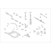 Подвеска колеса DELPHI ZD 3NQT OE-RENA-000011491-F Cupra