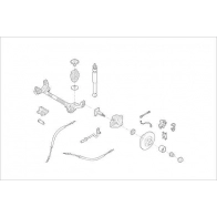 Подвеска колеса DELPHI 4 J8KL Cupra OE-RENA-000014183-R