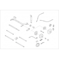 Подвеска колеса DELPHI OE-RENA-000015761-R Skoda 4XB9 I