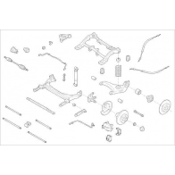 Подвеска колеса DELPHI Skoda QAD J3 OE-RENA-000015762-R