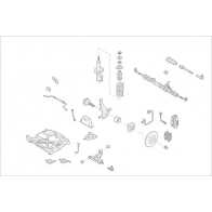 Подвеска колеса DELPHI Skoda OE-RENA-000017138-F W8 78K