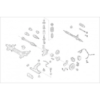 Подвеска колеса DELPHI AT 5Z4FN Skoda OE-SEAT-000007898-F
