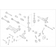 Подвеска колеса DELPHI SYRZ 9L7 Cupra OE-SKOD-000009516-F
