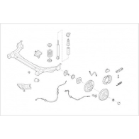 Подвеска колеса DELPHI N HWM1U OE-SKOD-000015917-R Cupra