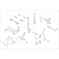 Подвеска колеса DELPHI OE-SKOD-000015918-F SASI8A 0 Cupra