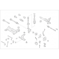 Подвеска колеса DELPHI Cupra OE-SKOD-000016086-F 6Z T8Y