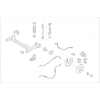 Подвеска колеса DELPHI OE-SKOD-000016290-R Cupra T1P7 Z