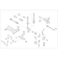Подвеска колеса DELPHI Cupra 0LQ1B W2 OE-SKOD-000017475-F