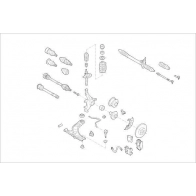 Подвеска колеса DELPHI Skoda OE-VW-000001898-F Z ACV8