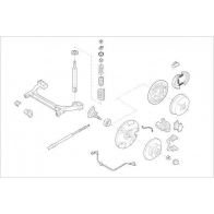 Подвеска колеса DELPHI Skoda OE-VW-000001914-R 06A6W S5